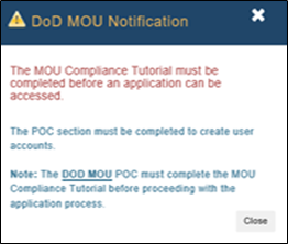 DoD MOU Institution Guide